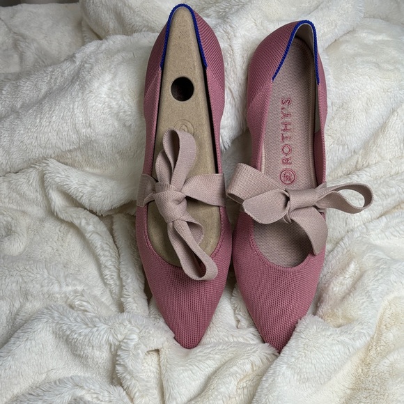 Rothy's Rosebud Mary Jane’s Flat Shoes - Picture 2 of 4